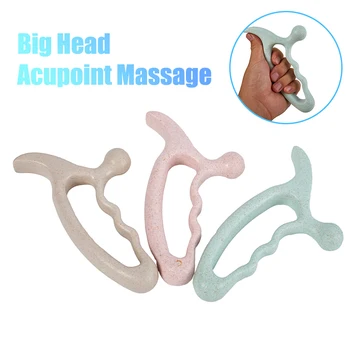 Big Head Acupoint Massage Spa Foot Hand Reflexology Body Hand Gua Sha Massage Tools Point Massager