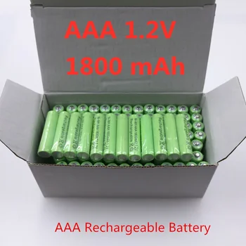 2 ~ 20PCS 100% оригинален AAA 1800mAh 1.2 V Качествена акумулаторна батерия AAA 1800 mAh Ni-MH акумулаторна 1.2 V 3A батерия