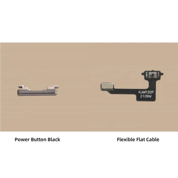 Бутон за захранване Черен мощен гъвкав плосък кабел за Huawei Mate 30 RS Телефон страничен бутон Резервни части Аксесоари за телефони