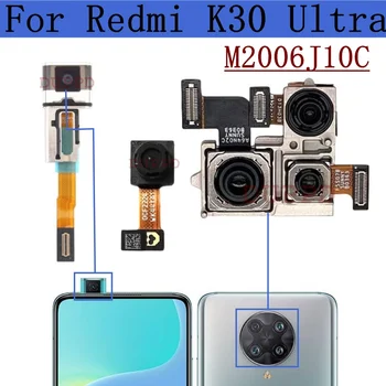 Оригинална задна задна камера за Xiaomi Redmi K30 Ultra M2006J10C предна малка селфи камера телефон Flex кабелни части